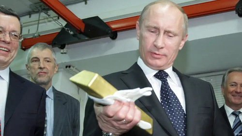 Владимир Путин в ЦБ в 2011 году