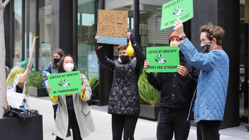 Профсоюз музыкантов протестует за более справедливые условия для артистов